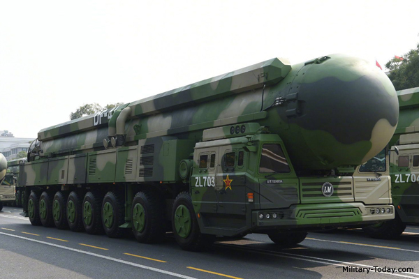 Dongfeng-41 (DF-41, CSS-X-10), China ,Top 5 Longest-Range Missile In The World
